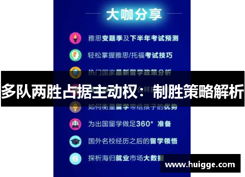 多队两胜占据主动权：制胜策略解析